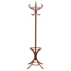 Vintage wooden parrot coat rack