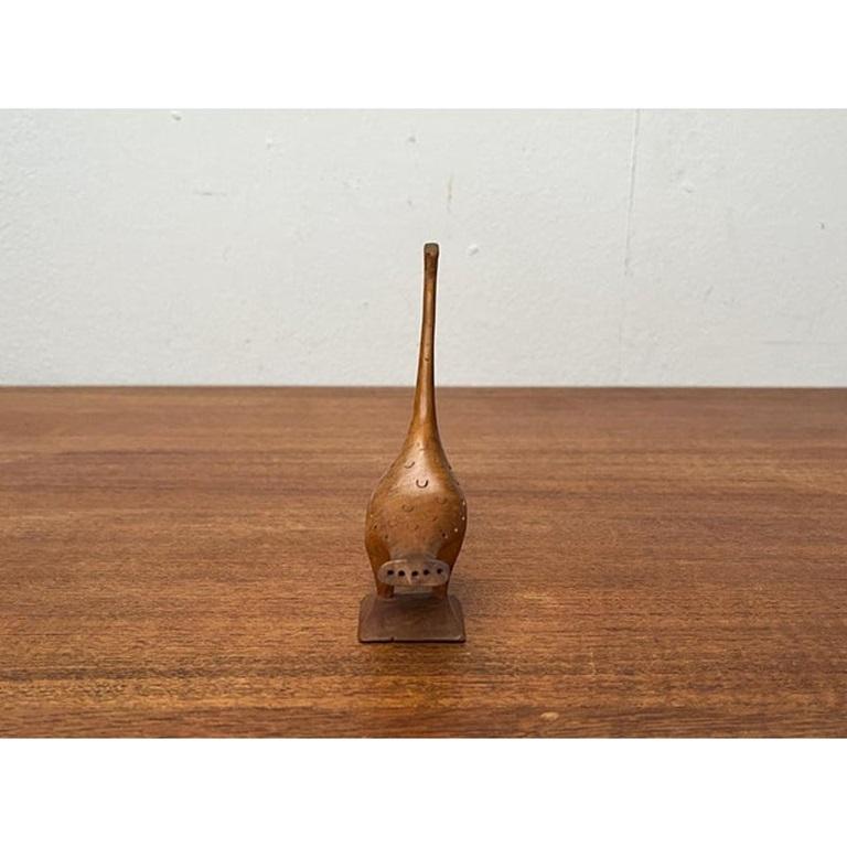 Vintage Pfau Figur aus Holz im Angebot 5