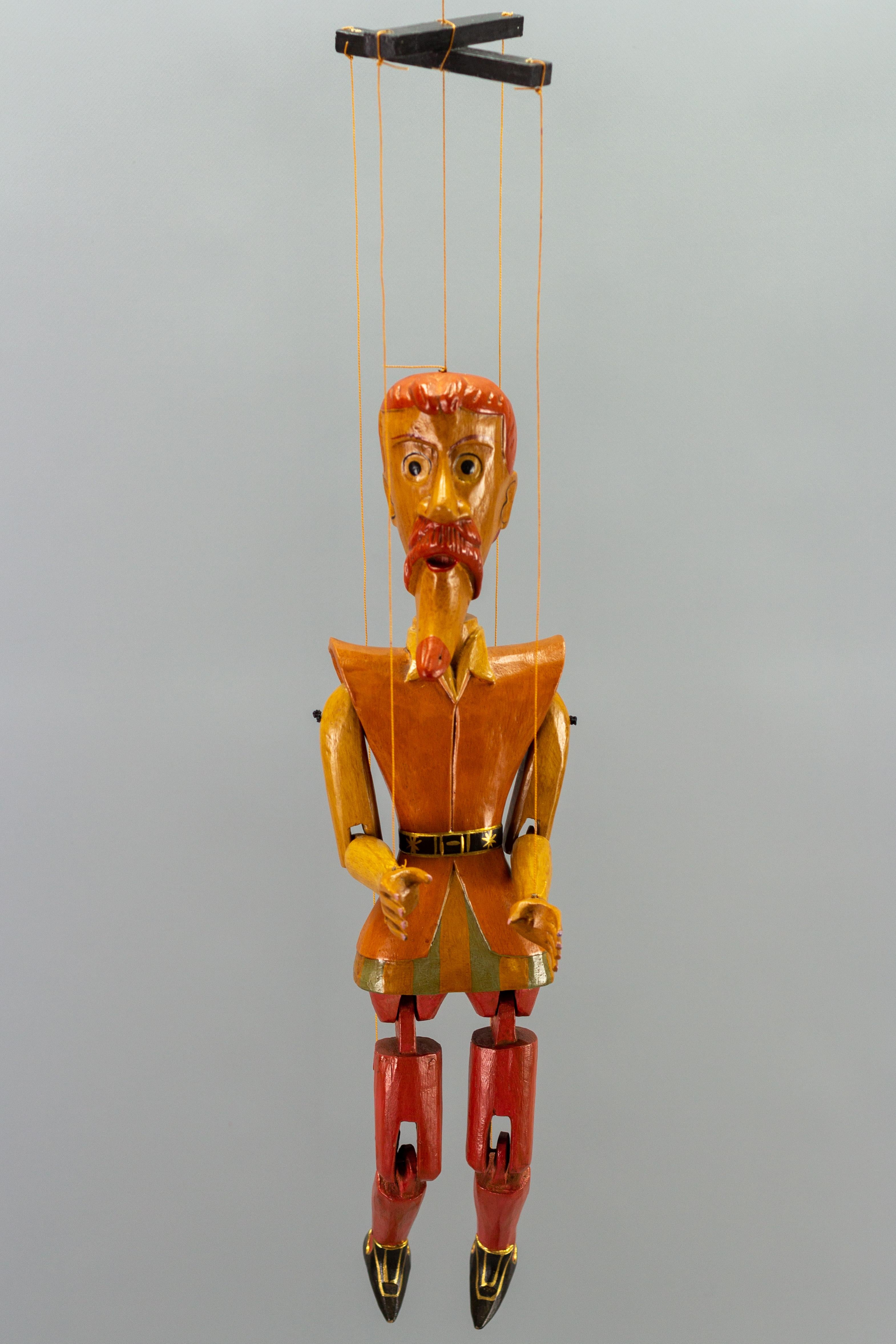Other Vintage Wooden Puppet Marionette Don Quixote