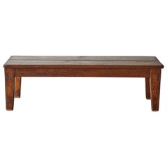 Vintage Wooden Rectangular Coffee Table