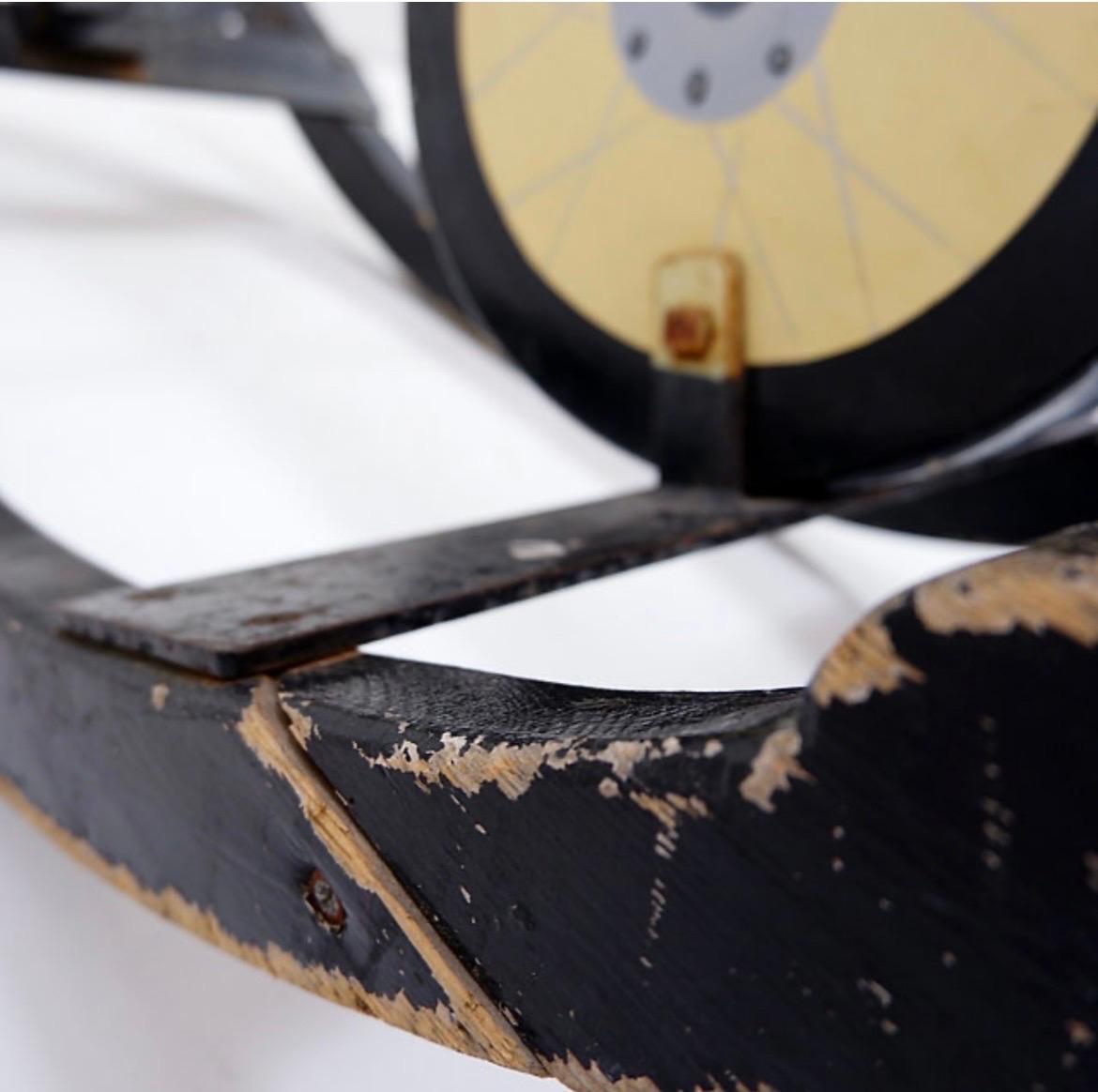 Moto BSA a dondolo in legno d'epoca - Anni '30 - Carosello, giostra in vendita 7