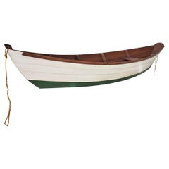 Vintage Wooden Rowboat for Maritime or Nautical Décor