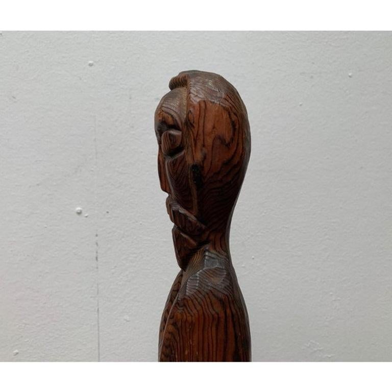 Scultura sacrale in legno d'epoca in vendita 5