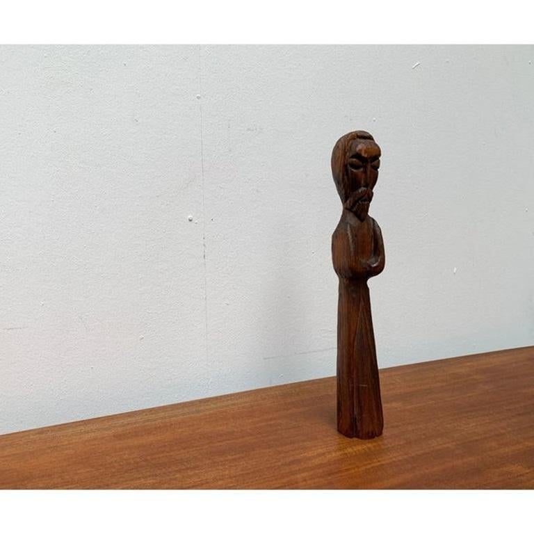 Scultura sacrale in legno d'epoca in vendita 7