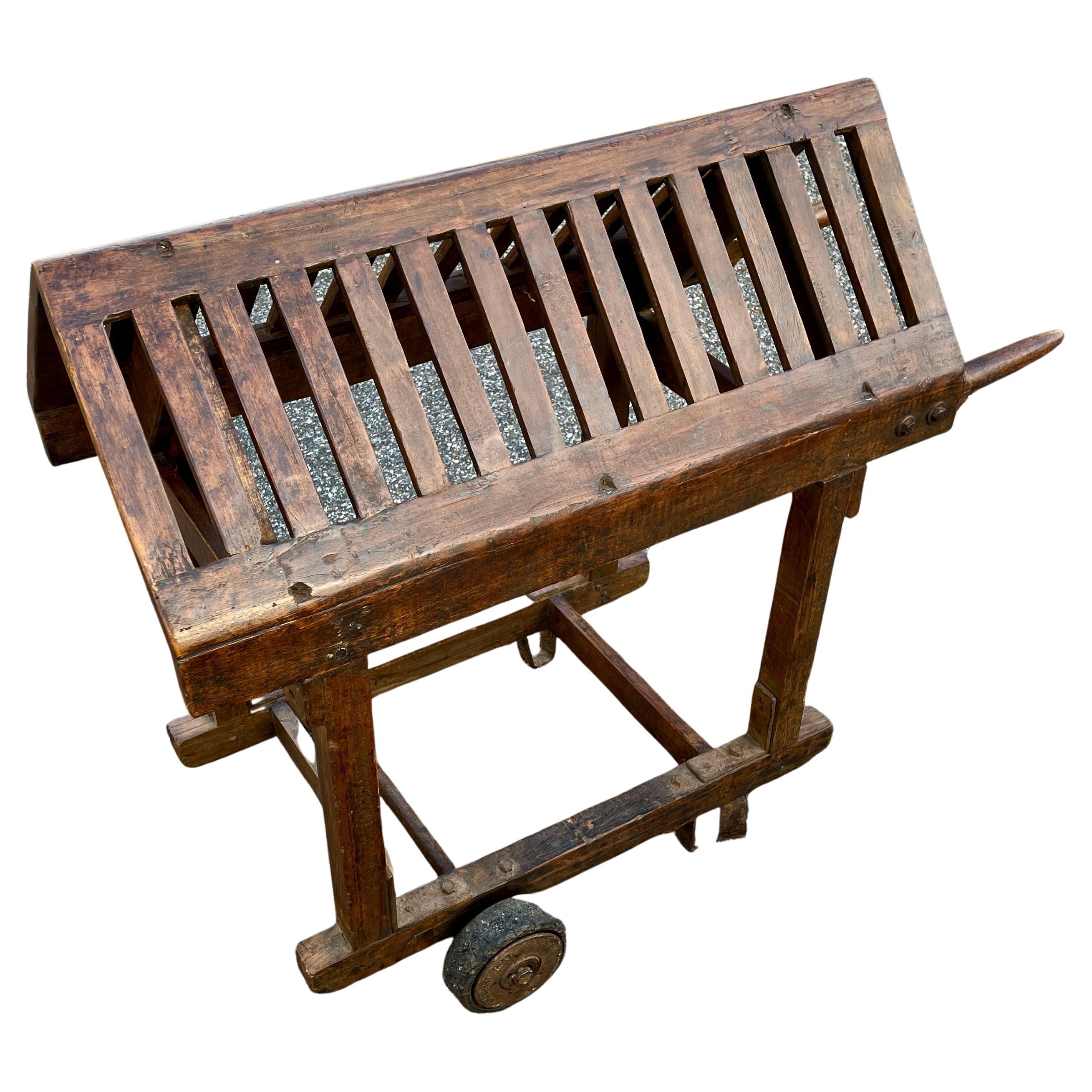 antique saddle rack