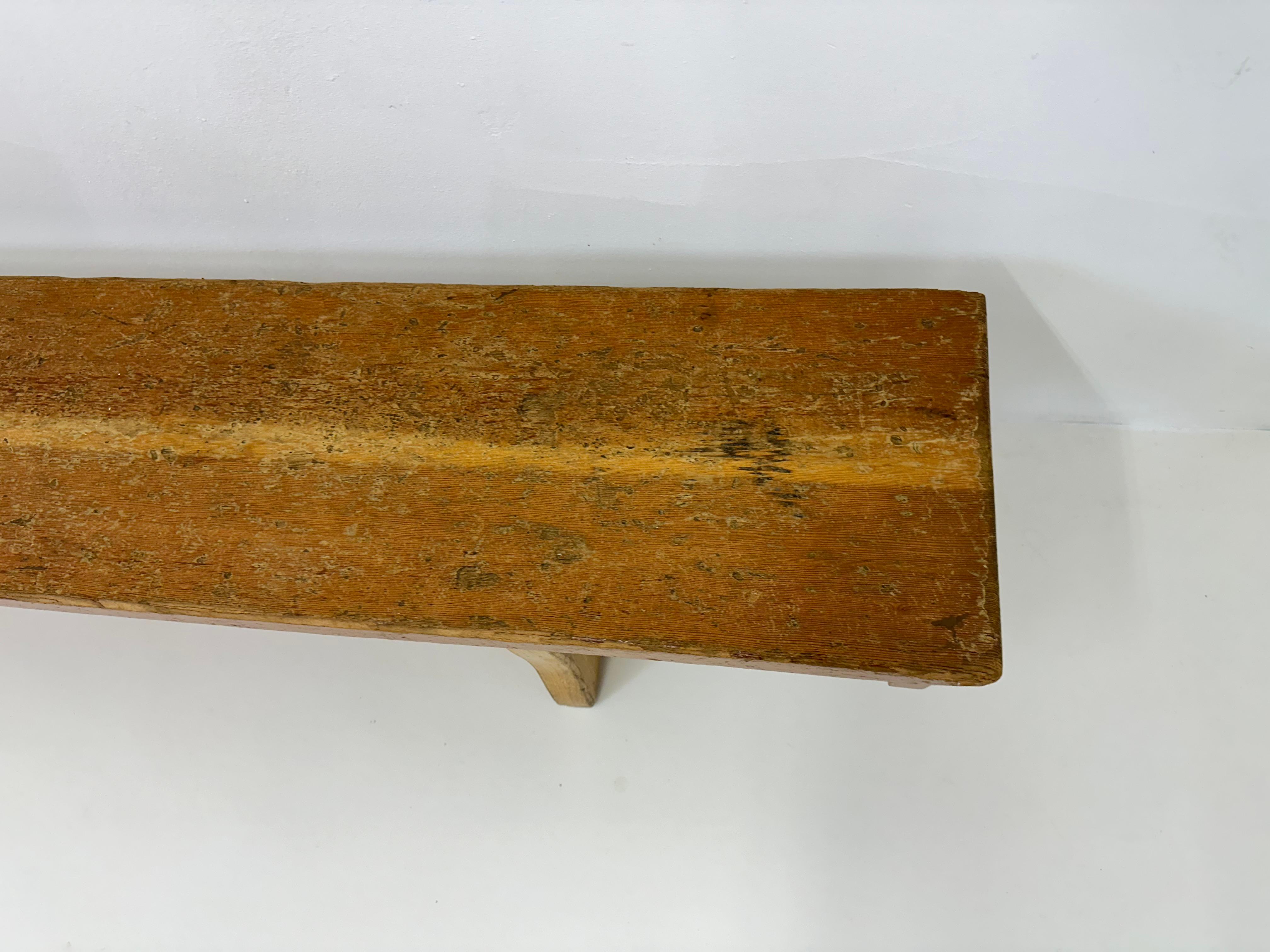 Banco scolastico in legno vintage, anni '70 in vendita 2