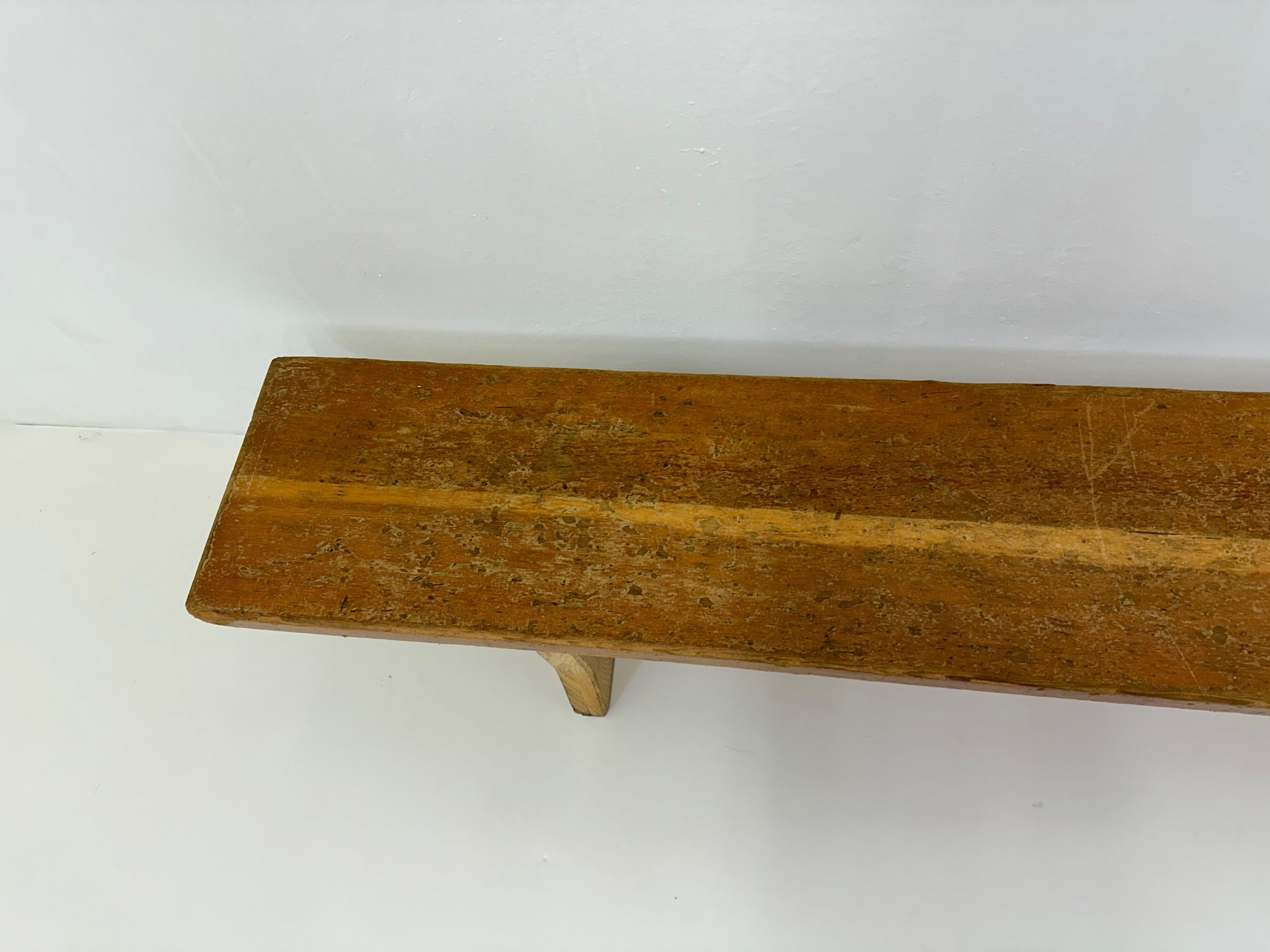 Banco scolastico in legno vintage, anni '70 in vendita 4