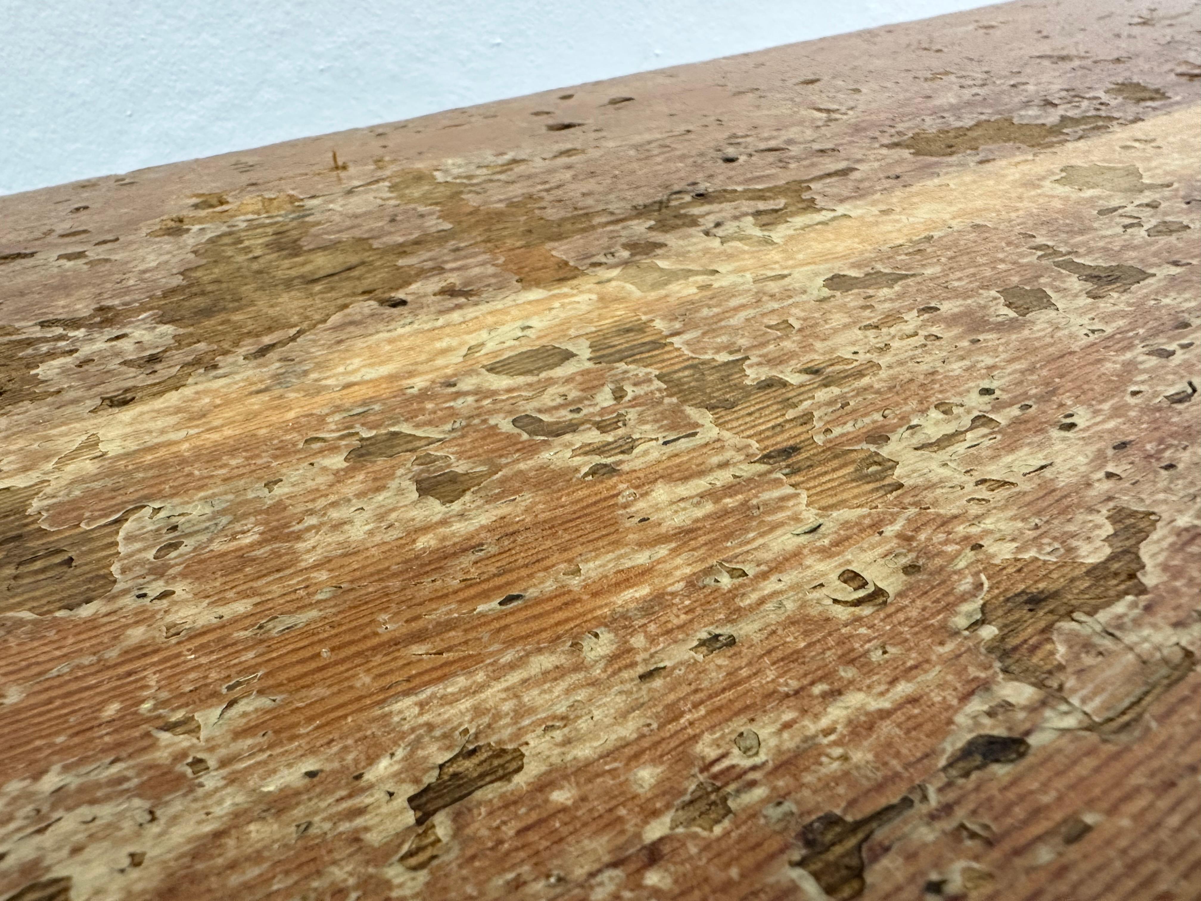 Banco scolastico in legno vintage, anni '70 in vendita 5