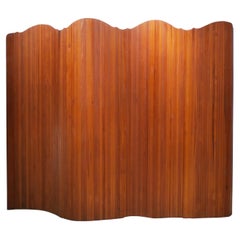 Biombo vintage de madera fabricado por SNSA