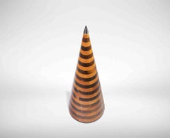 Scultura in legno vintage "Salmistraro" - Fine XX secolo