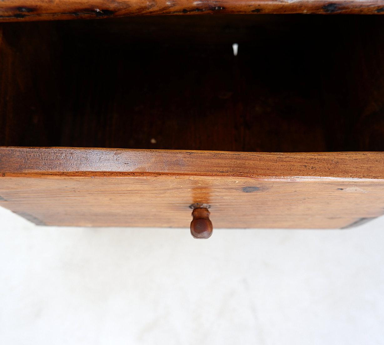 Vintage Wooden Side Cabinet - 1950s
Missing a lock see photo
Antique - Decoration - 20th
Measures : 48x38cm H:105cm 
Material : Solide wood 
Wear consistent with age and use