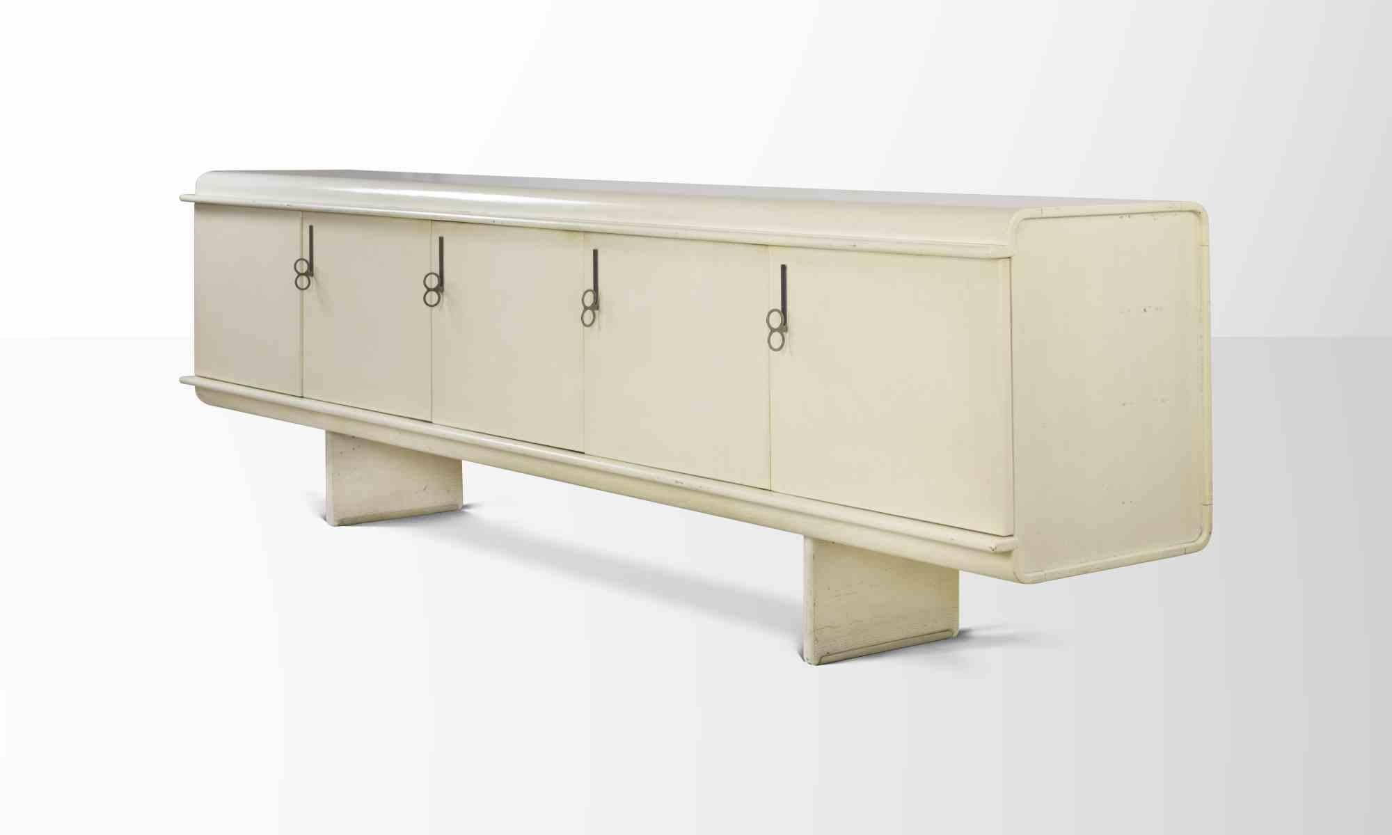 Vintage Wooden Sideboard is a sophisticated piece of design furniture realized in the 1960sby Vittorio Introini (b.1935).

Made in Italy.

Wooden sideboard

Good conditions except some loss of colour and signs.

Adorn your living room with this