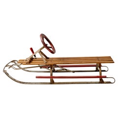 Used Wooden Sled