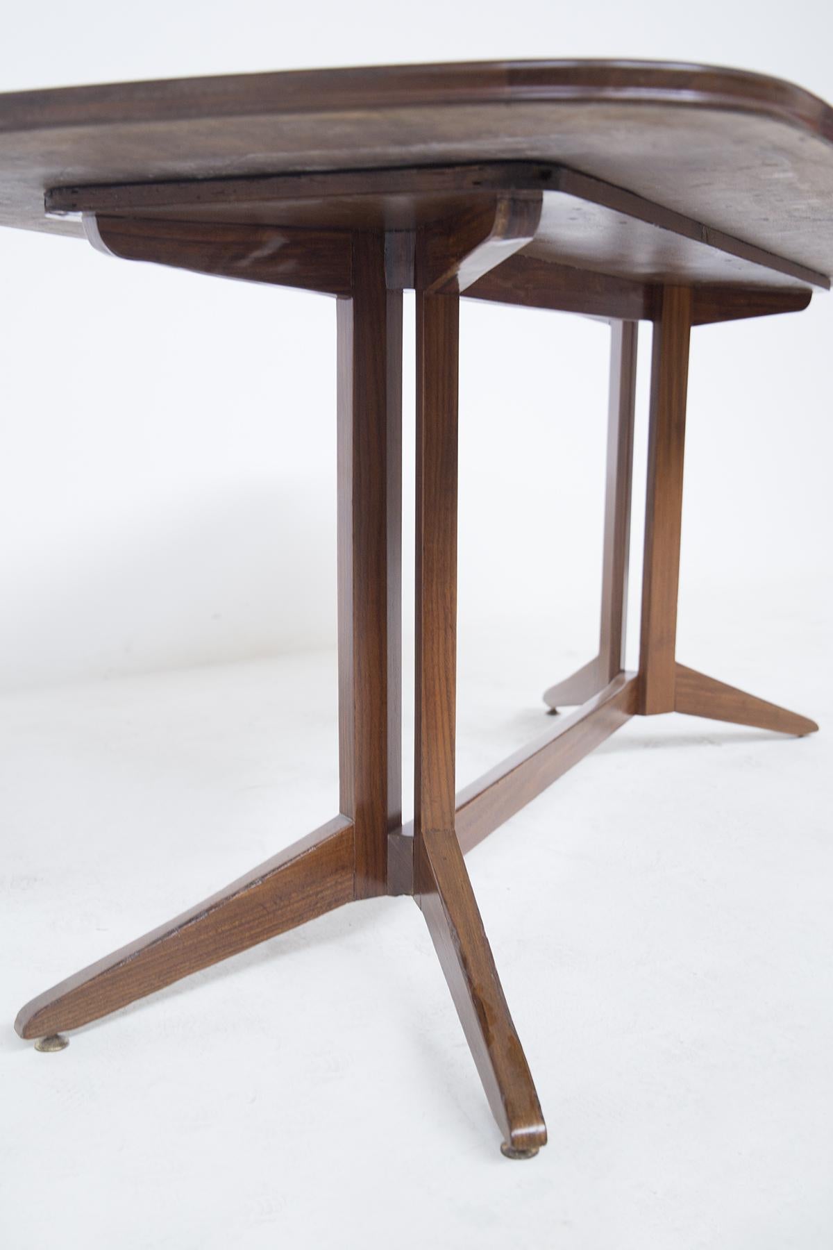 Vintage Wooden Table Att. to Franco Albini for Poggi In Good Condition In Milano, IT