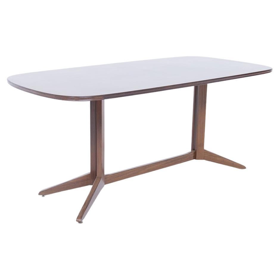 Vintage Wooden Table Att. to Franco Albini for Poggi