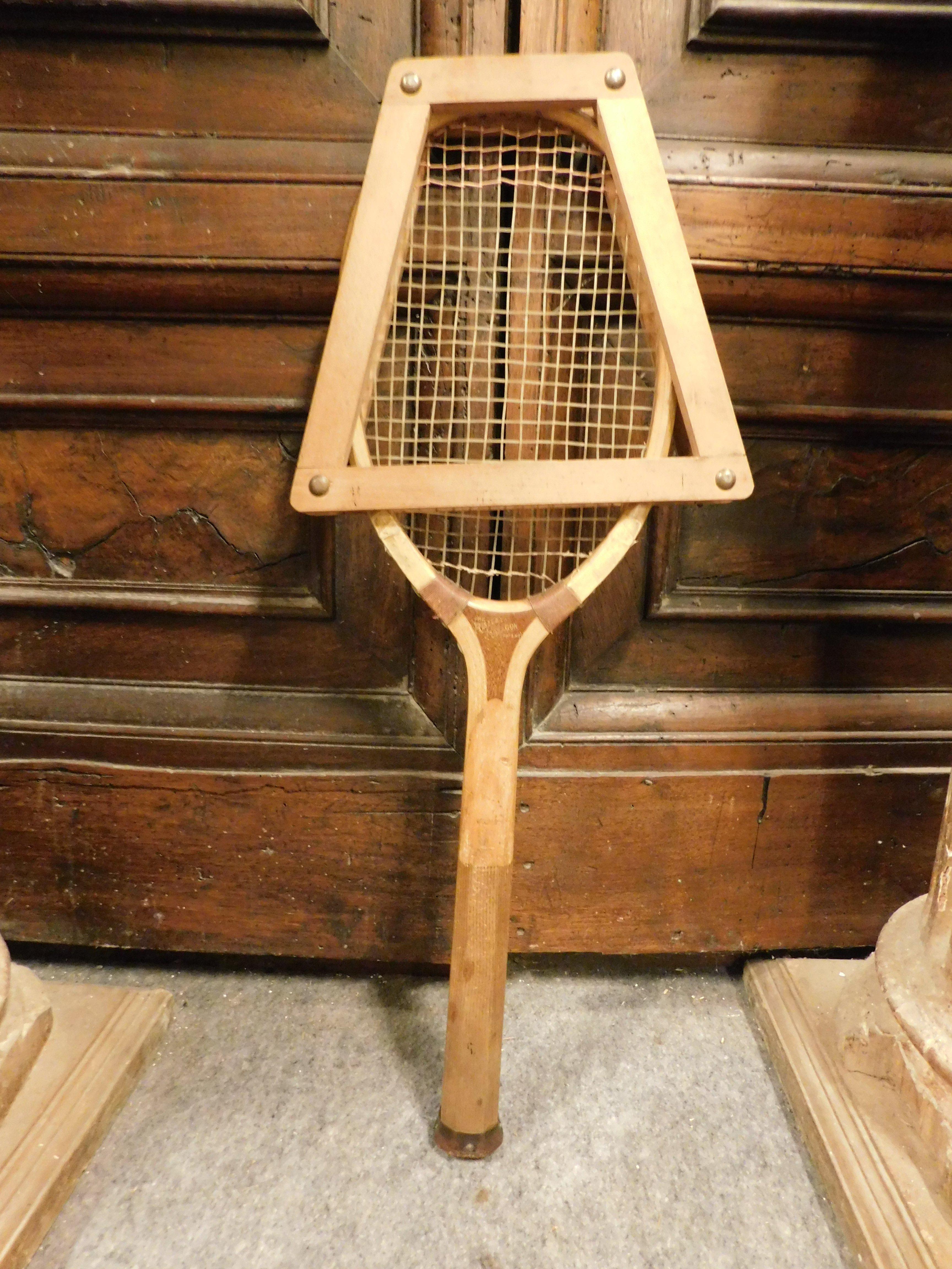 Vintage-Tennisschläger aus Holz „The riseley mexagon“, 1925 (20. Jahrhundert)