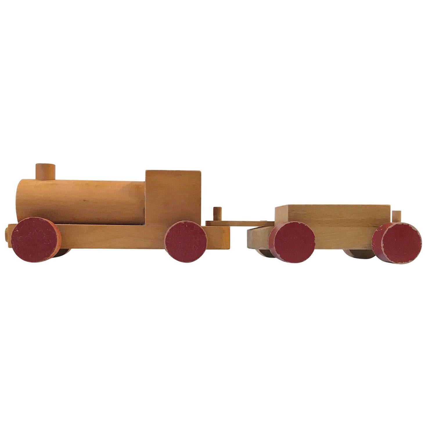 Wooden steampowered toy 'gunboat' by Radiguet, c. 1890 at 1stDibs