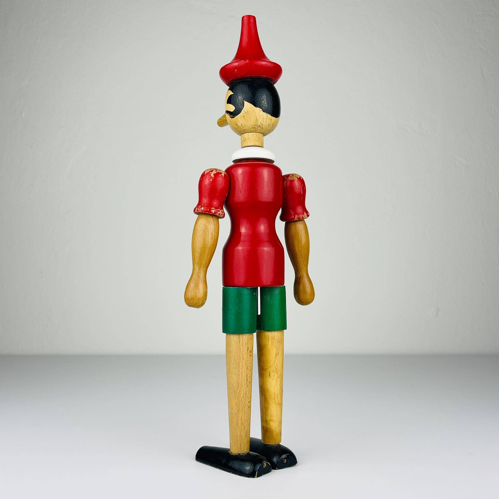 Vintage-Holzspielzeug Pinocchio, Italien, 1960er Jahre im Angebot 7