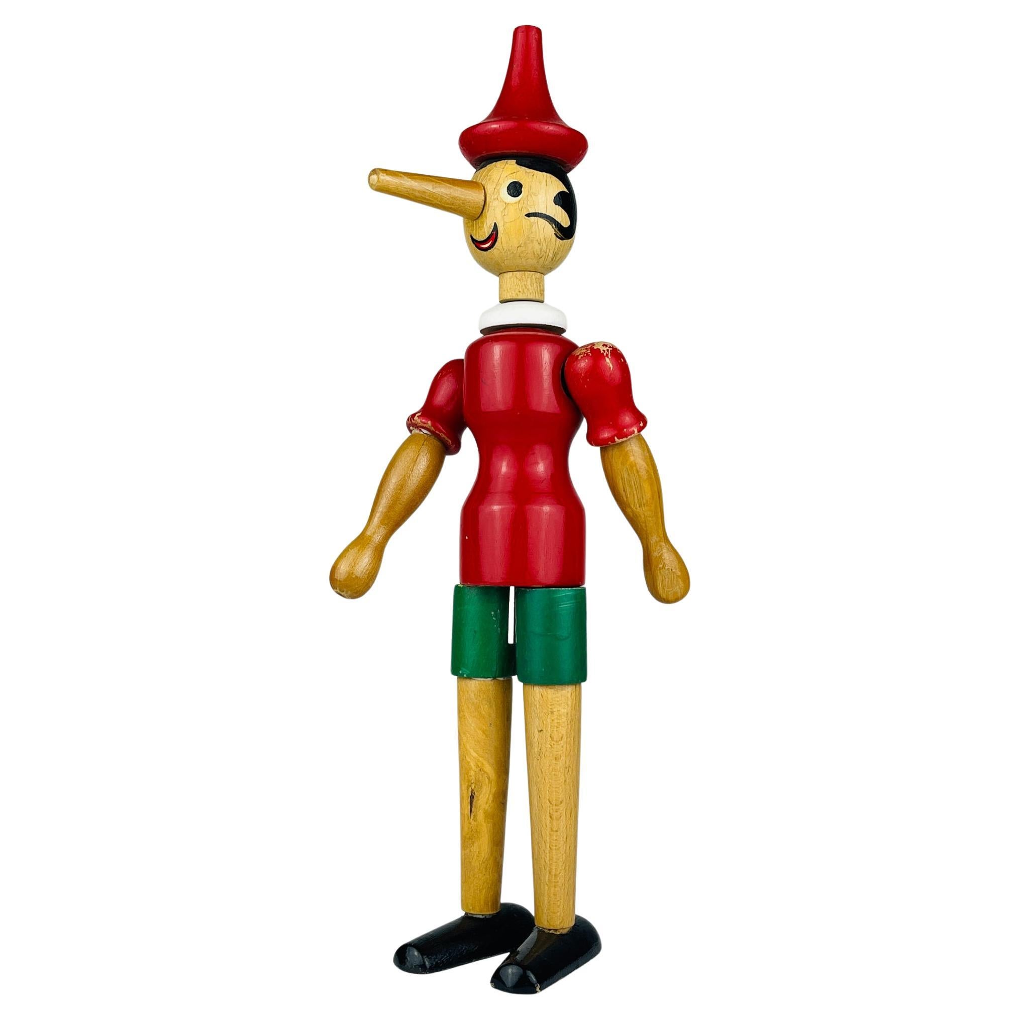 Jouet Pinocchio, Italie, années 1960