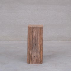 Vintage Wooden Tree Trunk Pedestal Display Stand