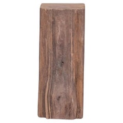 Vintage Wooden Tree Trunk Pedestal Display Stand