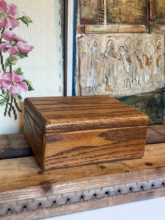 Scatola portagioie vintage in legno