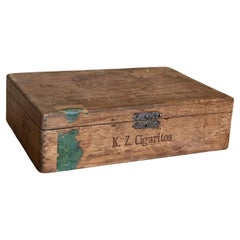 Vintage wooden Trinket Jewelry Box