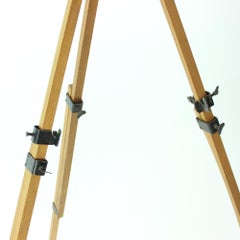 Vintage Wooden Tripod Easel, Czechoslovakia, circa 1920