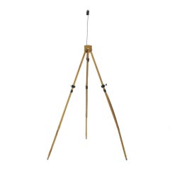 Vintage Wooden Tripod Easel, Czechoslovakia, Circa 1920