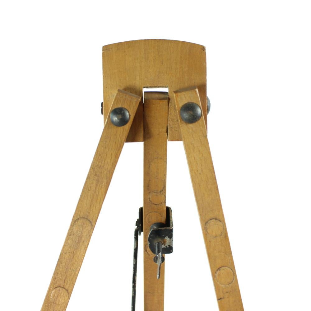 20th Century Vintage Wooden Tripod Easel, Czechoslovakia, circa 1920 For Sale