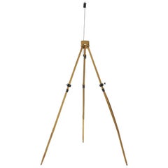Vintage Wooden Tripod Easel, Czechoslovakia, circa 1920