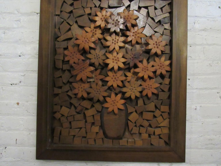 Vintage Wooden Wall Art For Sale at 1stDibs
