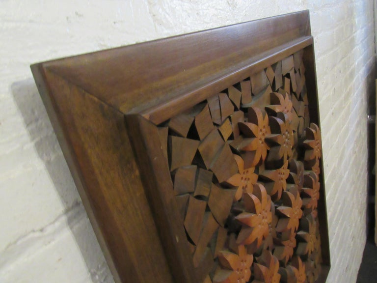 Vintage Wooden Wall Art For Sale at 1stDibs