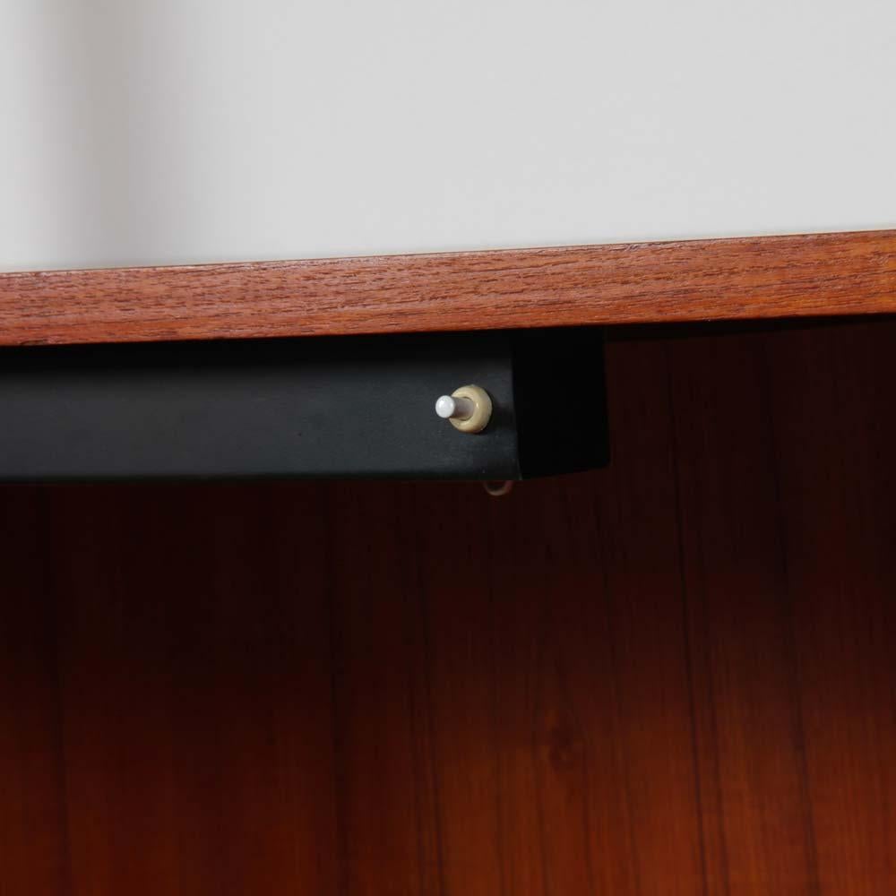 Vintage wooden wall unit from the 1960s For Sale 1