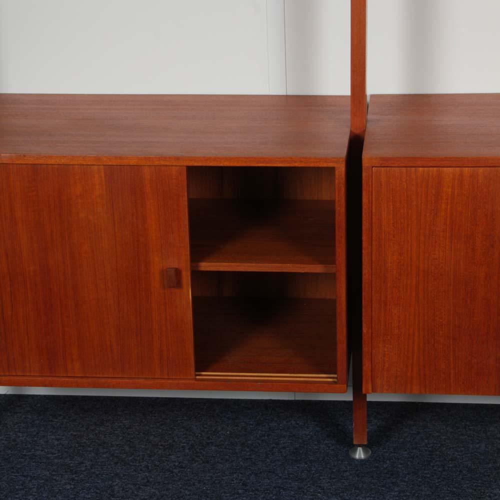 Vintage wooden wall unit from the 1960s For Sale 2