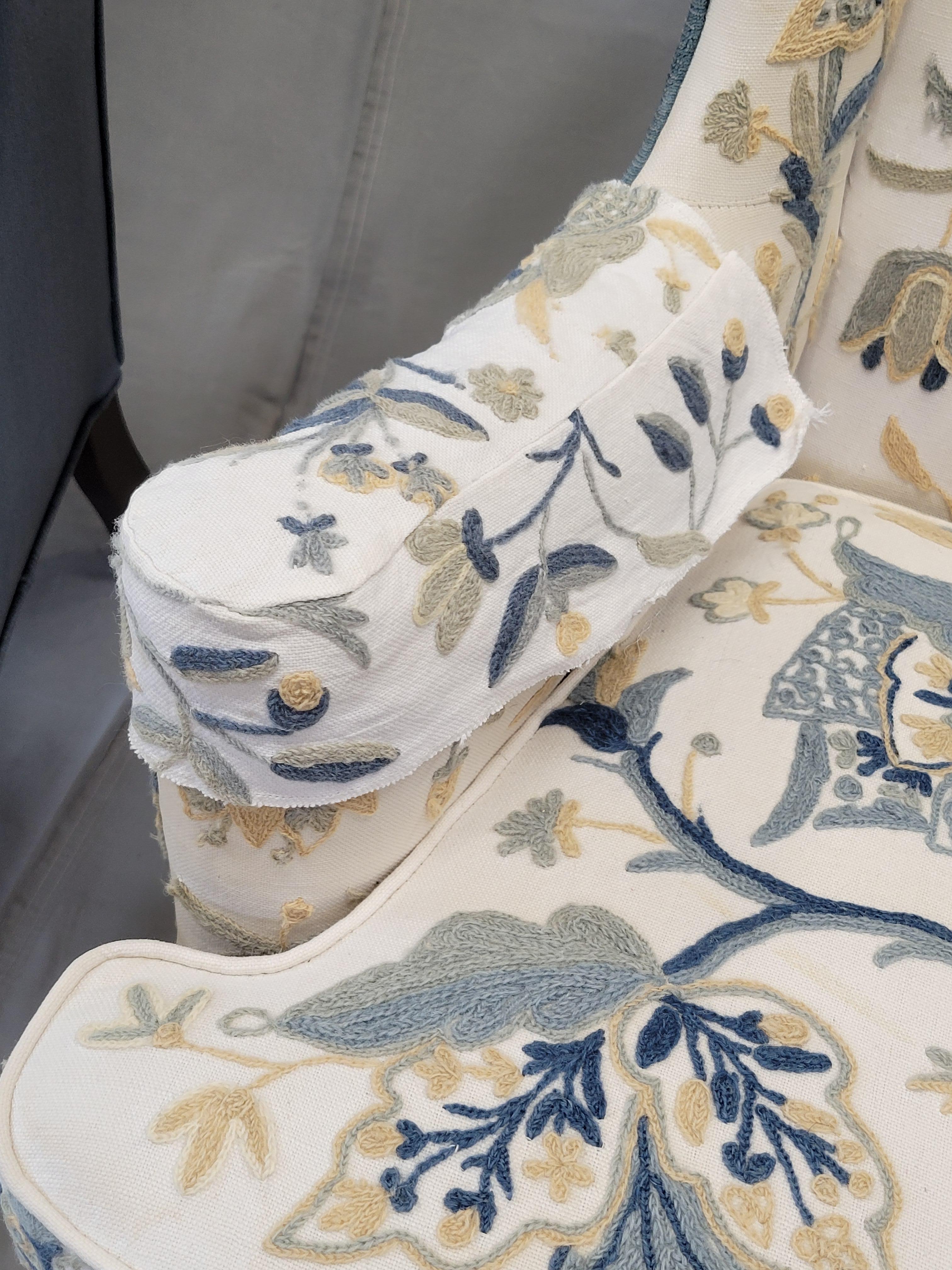 Vintage Woodmark Mary Webb Wood Blue 