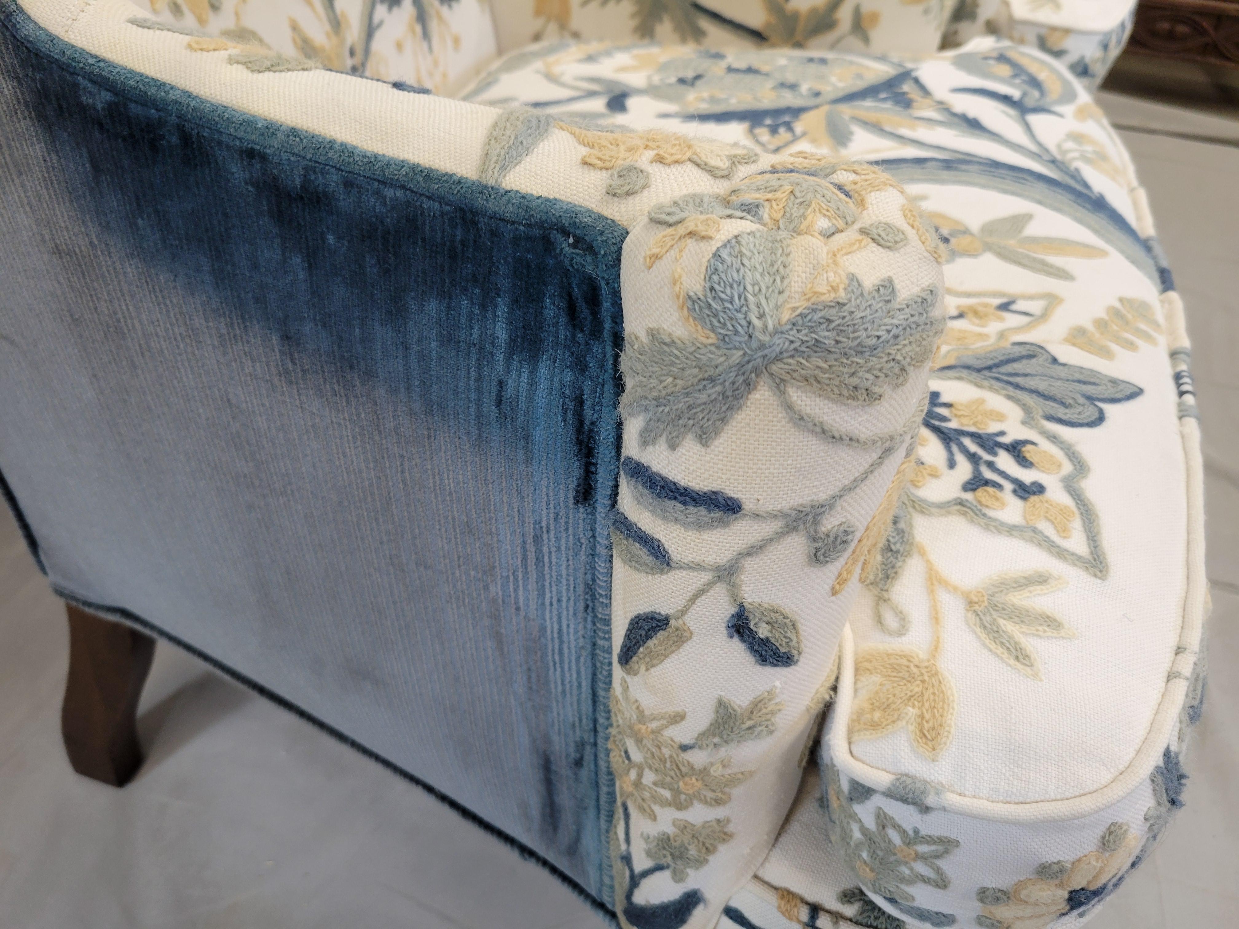 Vintage Woodmark Mary Webb Wood Blue 