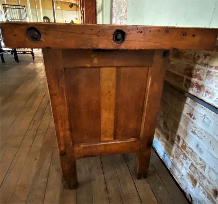 Vintage Woodworking Bench at 1stDibs