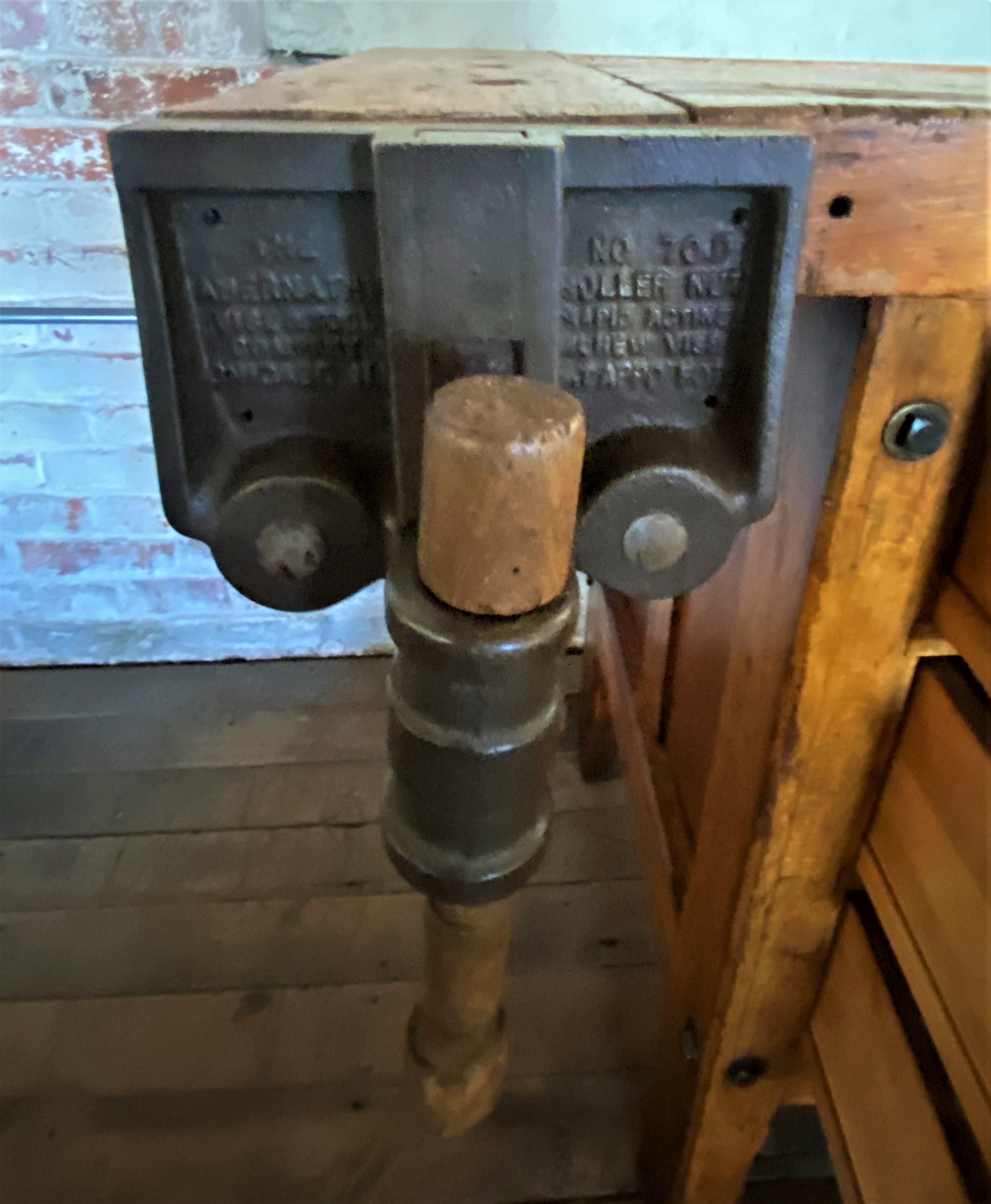 Steel Vintage Woodworking Bench