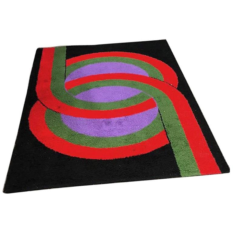 Tappeto Wooilen vintage, circa 1970