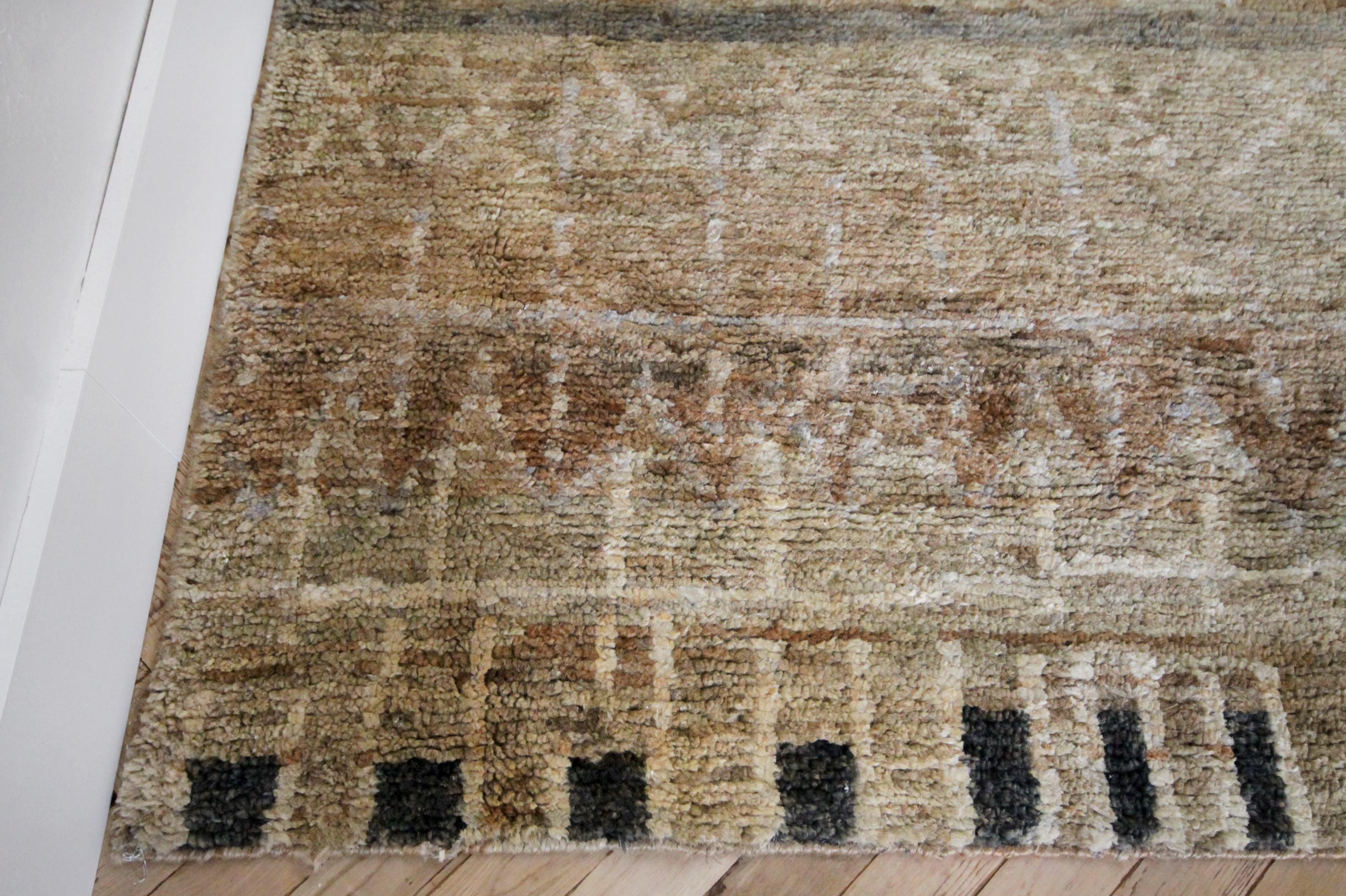 Teppich aus Wolle und Naturfaser (Türkisch) im Angebot