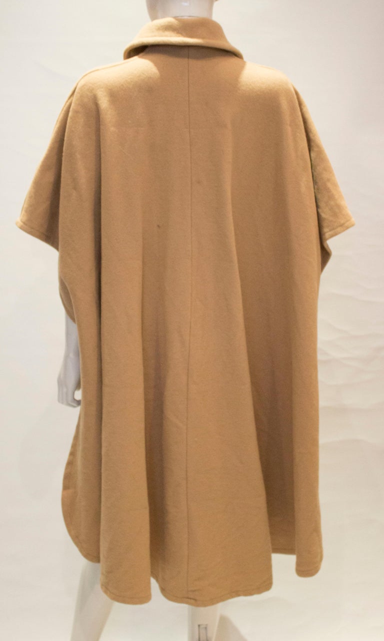 Vintage Wool Cape For Sale at 1stDibs