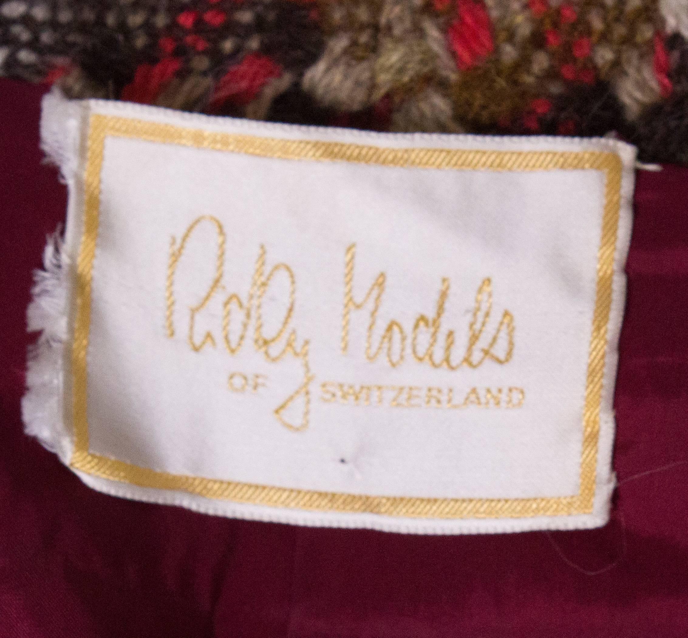 Roly Modils Switzerland Vintage Wool Coat   5