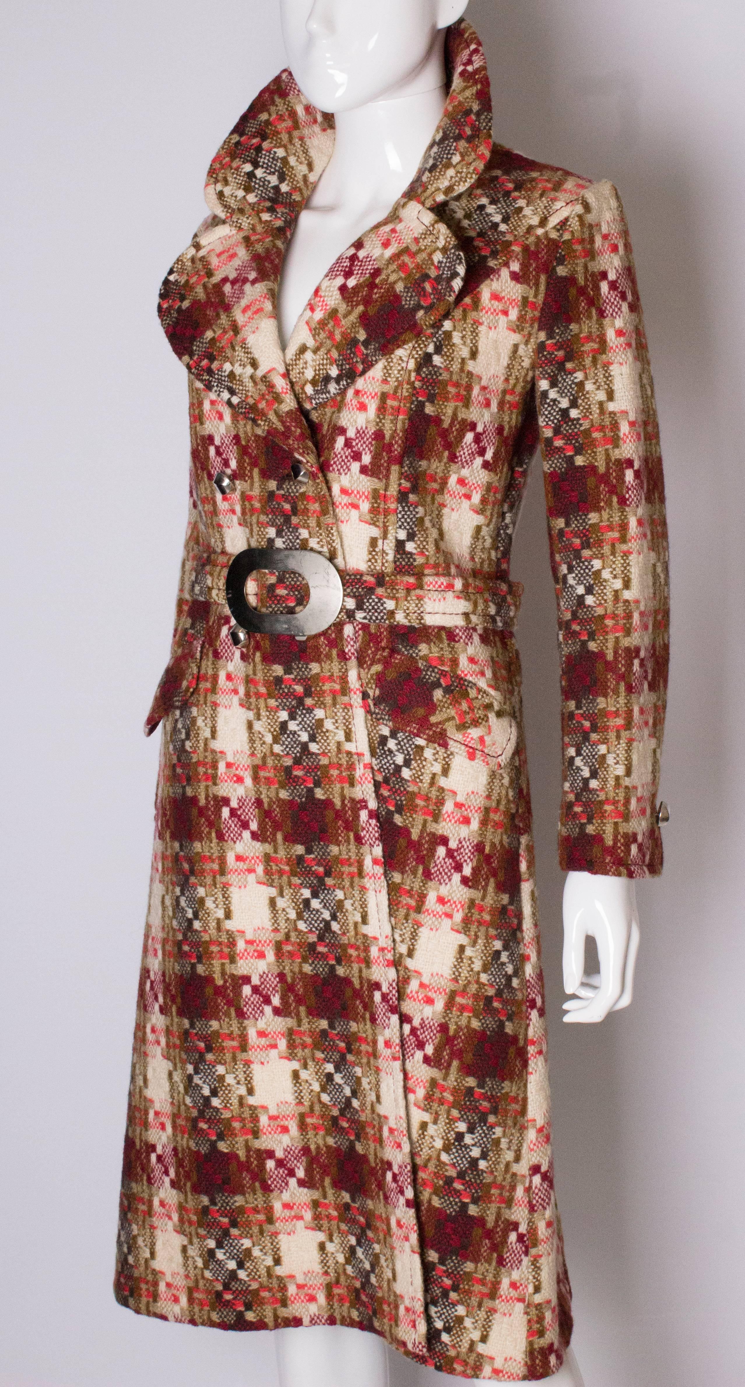 Roly Modils Switzerland Vintage Wool Coat   In Good Condition In London, GB
