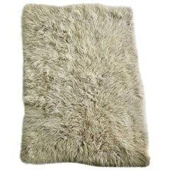 Retro Wool Flokati Rug by Karamichos & Co.