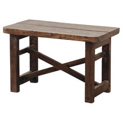 Vintage Work Console Table From France, Circa 1900