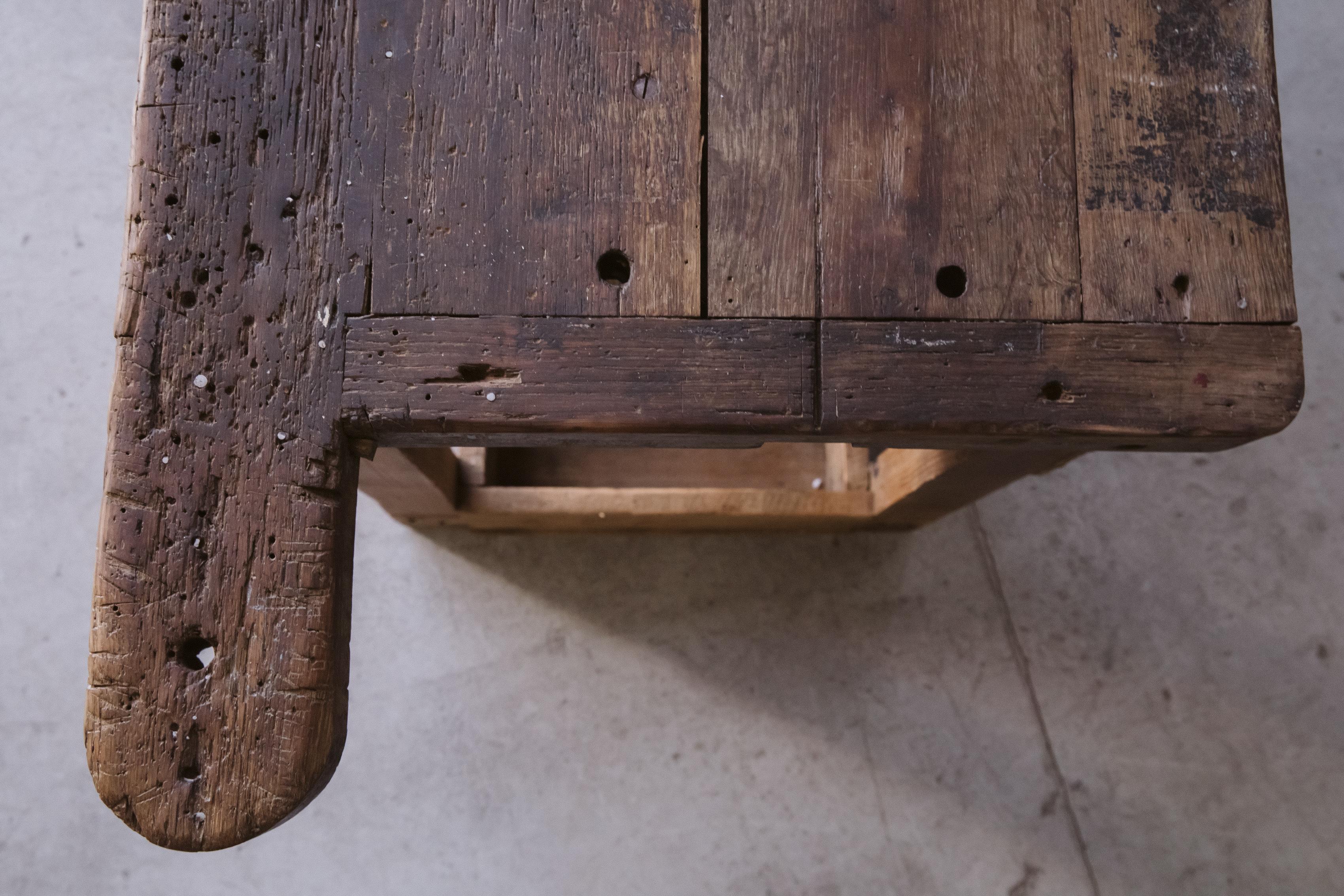 Mid-20th Century Vintage Work Console Table from France, circa 1950 For Sale