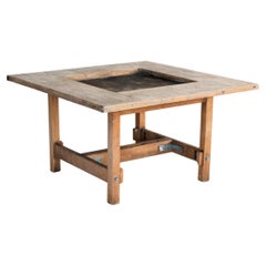vintage workbench  table  60s  industrial