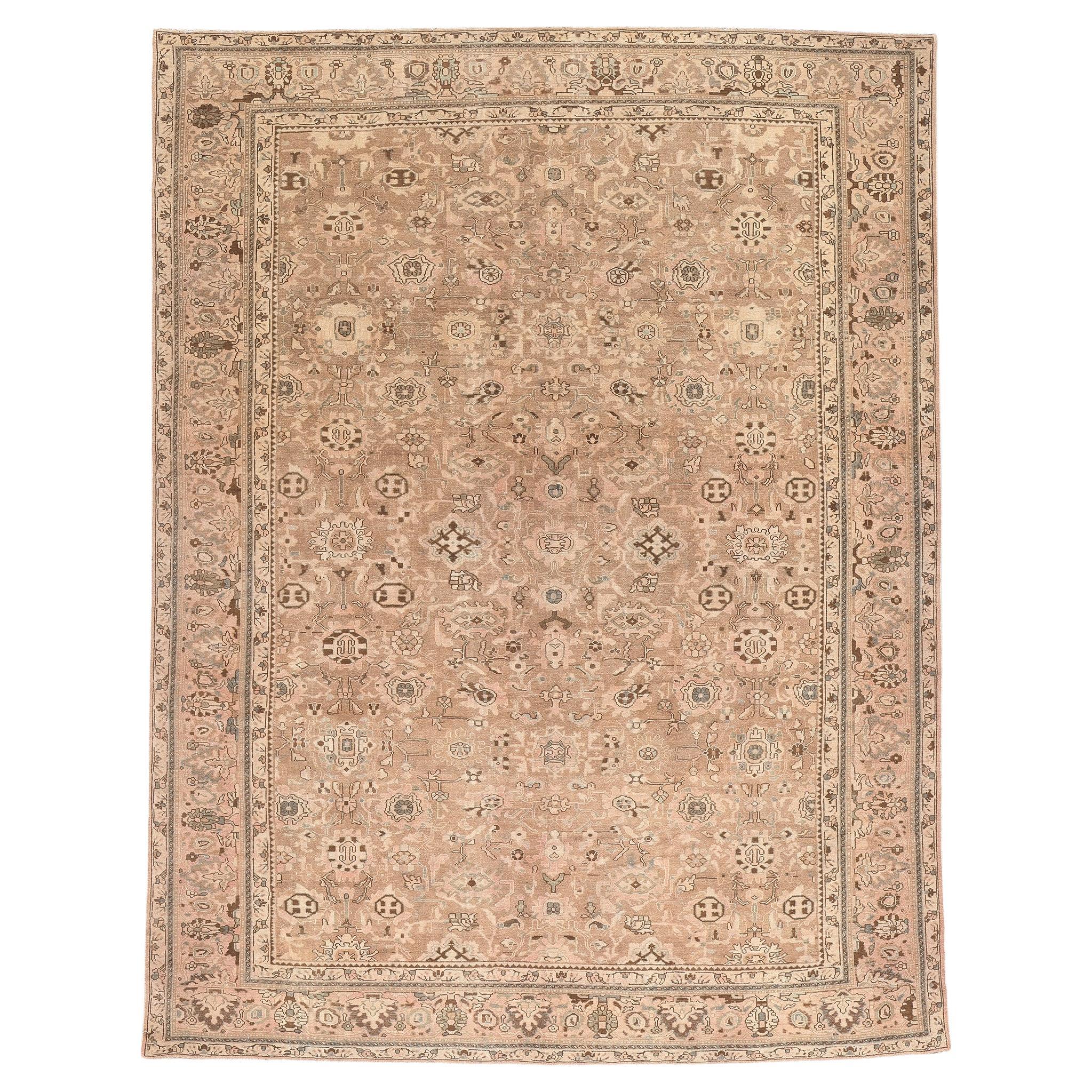 Alfombra Persa Malayer Vintage, la elegancia tonal se une al atractivo atemporal