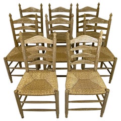 Vintage Worship Chairs, Set of 8